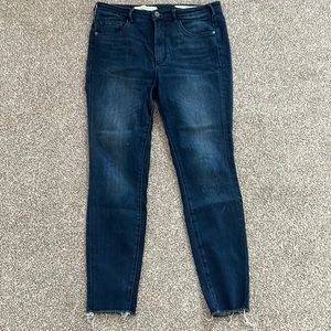 Pilcro Dark Wash Skinny Jeans